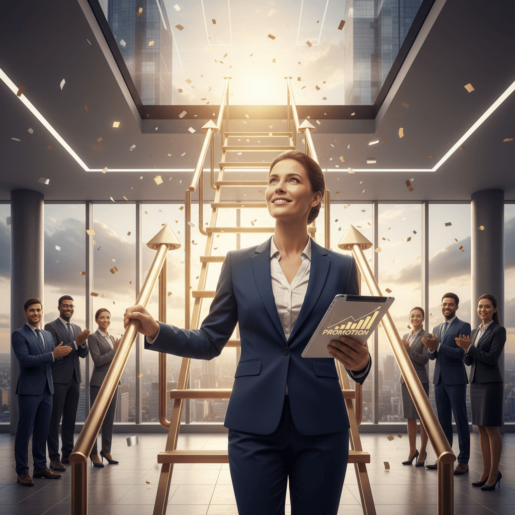Career Advancement: 9 Essential Ways for Stress-Free Growth featured image background