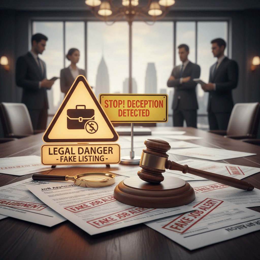Employment Law: 10 Must-Know Penalties for Fake Job Listings featured image background